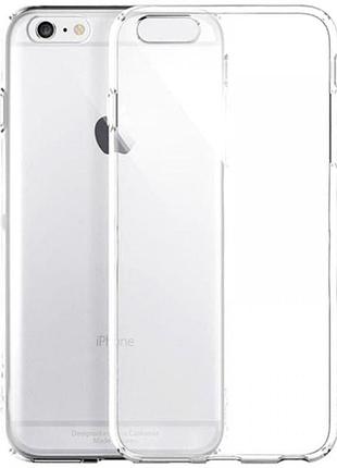 Tpu чохол epic transparent 1,5mm для apple iphone 6/6s (4.7") безбарвний (прозорий)