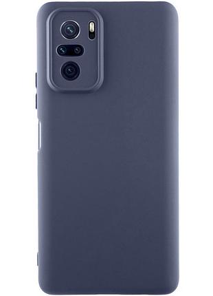 Чехол silicone cover lakshmi full camera (aaa) для xiaomi redmi note 10 / note 10s / poco m5s темно-синий / midnight blue