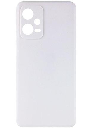 Силиконовый чехол candy full camera для xiaomi poco x5 5g / note 12 5g белый / white