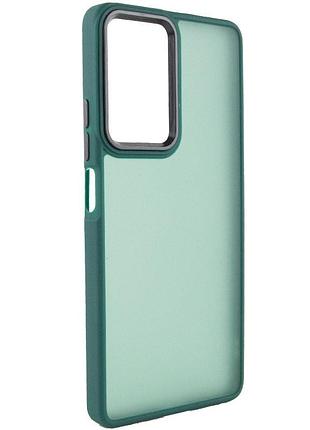 Чохол tpu+pc lyon frosted для oppo a38 / a18 green
