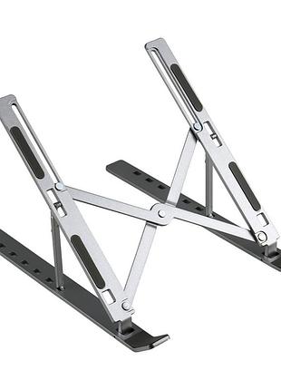 Підставка для ноутбука givecool aluminium alloy stand n3 із діагоналлю екрану до 15.6 steel