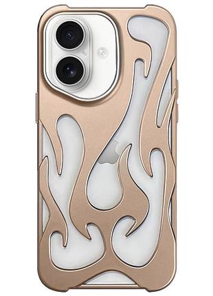 Чохол-накладка 3d tpu winfire для apple iphone 16 plus, об'ємний протиударний кейс з рельєфним дизайном, захистом камери і