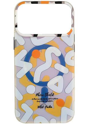 Чехол tpu pastel chaos с magsafe для iphone 17 pro max (айфон 17 про макс) white