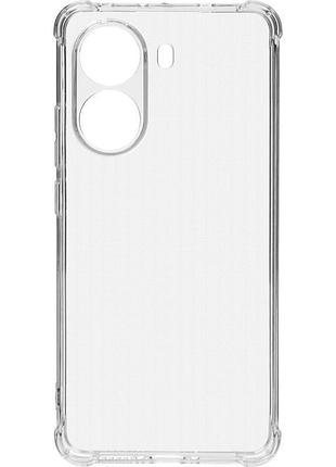 Tpu чохол getman ease logo посилені кути full camera для xiaomi poco x7 pro безбарвний (прозорий)