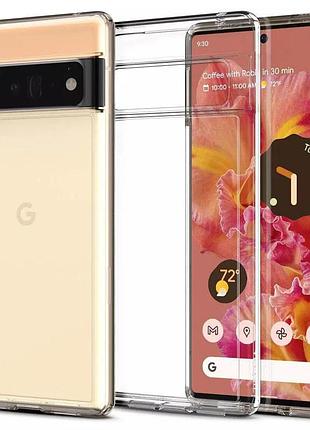 Tpu чохол epic transparent 1,5mm для google pixel 6 pro безбарвний (прозорий)