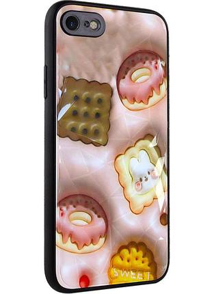 Tpu+pc чехол prisma fluffie для apple iphone 7 / 8 / se (2020) (4.7") sweet