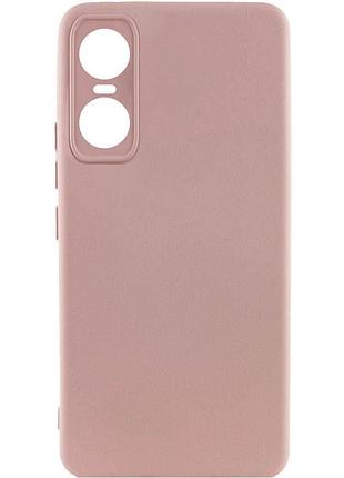 Чехол silicone cover lakshmi full camera (a) для tecno pop 6 pro розовый / pink sand