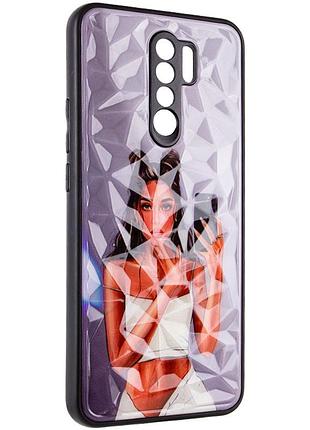 Tpu+pc чохол prisma ladies для xiaomi redmi 9 black in white