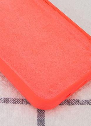 Чехол silicone case full protective (aa) no logo для apple iphone 12 pro / 12 (6.1") арбузный / watermelon red 3