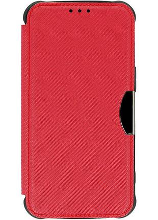 Шкіряний чохол-книжка getman razor (pu) для samsung galaxy a06 red