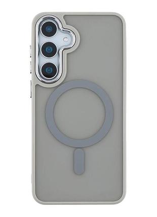 Чехол tpu space magnetic color with magsafe samsung galaxy s24+ 5g grey (35380_3345951)