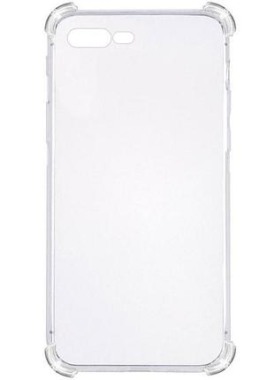 Tpu чехол getman ease logo усиленные углы для apple iphone 7 plus / 8 plus (5.5") бесцветный (прозрачный)