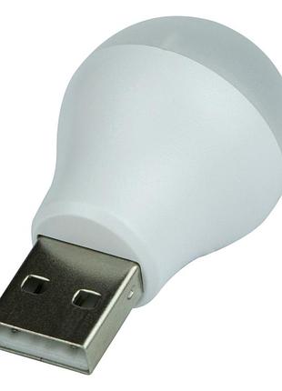 Лампа usb xo y1 led lamp 1w 6500k холодный белый тех пак 100 шт белый