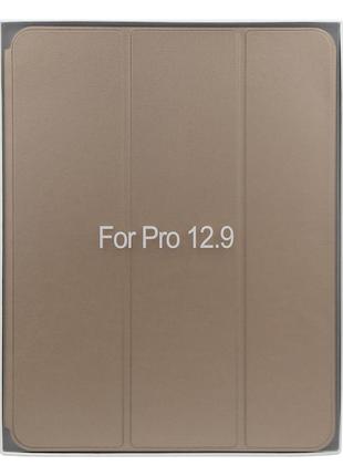 Стильный чехол без логотипа (smart case) на ipad pro 12.9 (5-го поколения) a2378/ a2461/ a2379 gold