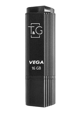 Флешка юсб t&g 16gbvega 121,usb flash drive 2.0 16гб black