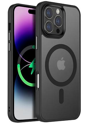 Чохол ummi colorful with magsafe для iphone 16 pro для телефону магнітна зарядка айфон 16 про black
