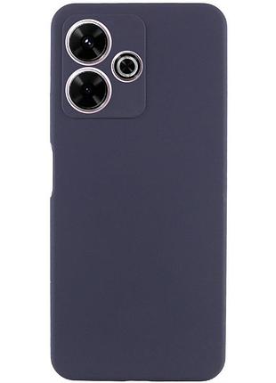 Силіконовий чохол silicone cover lakshmi full camera (aaa) для xiaomi redmi 13 4g / poco m6 4g захистом камери з бархатистою