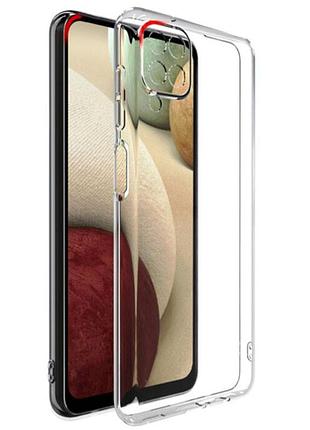 Tpu чехол epic transparent 1,5mm full camera для samsung galaxy a12 бесцветный (прозрачный)