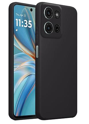 Чехол tpu epik black full camera для motorola moto g75 5g черный