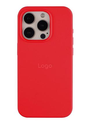 Чохол silicone case full size (aa) для iphone 15 pro red