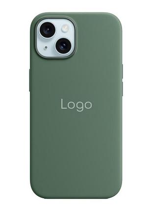 Чохол silicone magsafe посиленого захисту для apple iphone15 cypress
