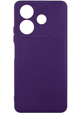 Чехол tpu getman liquid silk full camera для zte nubia v60 темно фиолетовый / dark purple