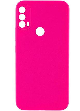Чехол silicone cover lakshmi full camera (aaa) для motorola moto e40 розовый / barbie pink