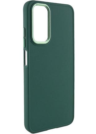 Чехол tpu bonbon metal style для samsung galaxy a16 4g /5g (самсунг галакси a16 4g /5g ) зеленый / army green