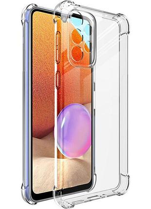 Tpu чехол getman ease logo усиленные углы full camera для samsung galaxy a52 4g / a52 5g / a52s бесцветный (прозрачный)