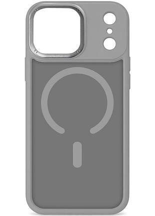 Чохол ummi ultimate с magsafe для iphone 17 pro для телефону магнітна зарядка айфон 17 про gray