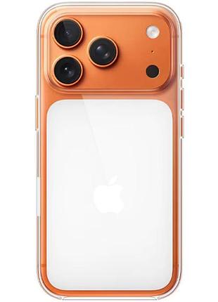 Чехол clear case (aaa) with magsafe and animation для apple iphone 17 pro max (6.9") white