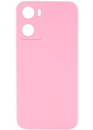 Чехол silicone cover lakshmi full camera (aaa) для oppo a57s / a77s розовый / light pink