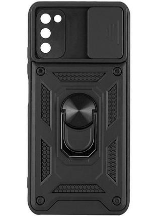 Чехол ummi camshield serge ring для samsung galaxy a03s черный / black