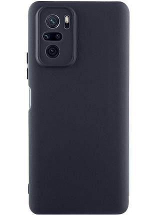 Чехол silicone cover lakshmi full camera (aaa) для xiaomi redmi note 10 / note 10s / poco m5s черный / black