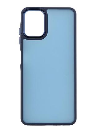 Чехол space ii цветной бампер matte для samsung galaxy a06 dark blue