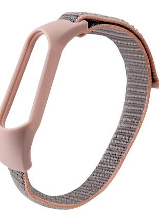 Ремешок на липучье nylon для фитнес-браслета xiaomi mi band 7 / mi band 6 / mi band 5 / mi band 4 / mi band 3