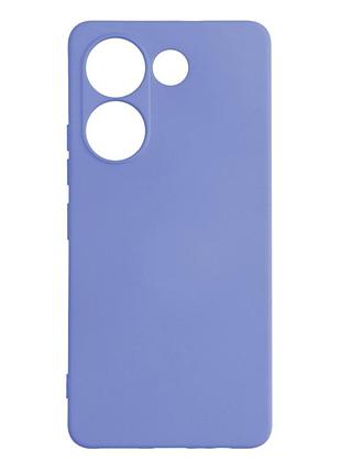 Чехол silicone cover с рамкой камеры (a) для tecno camon 20 pro lilac