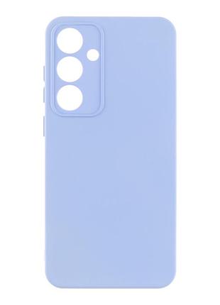 Чехол silicone cover с рамкой камеры (a) для samsung galaxy s24 fe 5g lilac