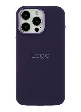 Чехол накладка silicone case металлические кнопки (metal buttons) для apple iphone 15 pro max панель-накладка