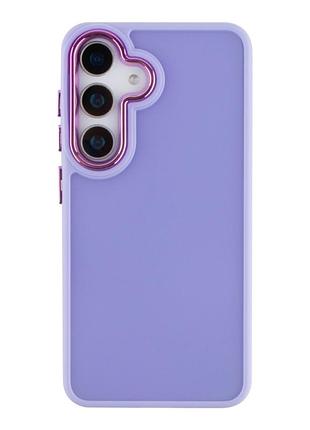 Чехол space ii цветной бампер matte для samsung galaxy s25+ 5g purple