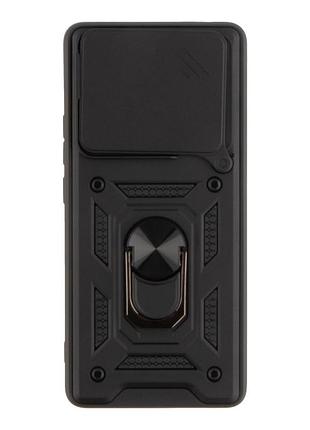Чохол накладка guard shield armor з кільцем для xiaomi redmi note 14 5g black