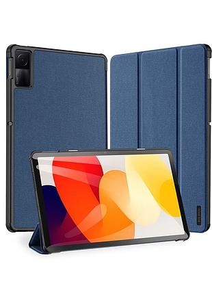 Чехол-книжка dux ducis domo совместим с xiaomi pad pro 11 auto sleep wake blue