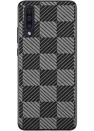 Чехол tpu+pc grid для samsung galaxy a50 (a505f) / a50s / a30s cube