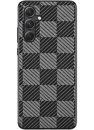 Чехол tpu+pc grid для samsung galaxy s23 fe cube