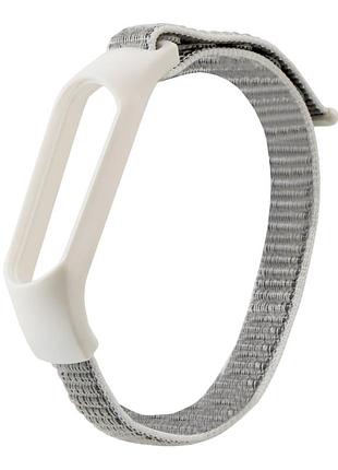 Ремешок на липучье nylon для фитнес-браслета xiaomi mi band 7 / mi band 6 / mi band 5 / mi band 4 / mi band 3