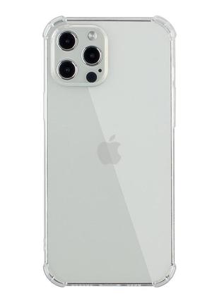 Чехол virgin armor silicone (2.0) для apple iphone 12 pro max прозрачный
