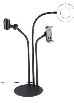 Настольная лампа fill light 3 in 1 9cm черный