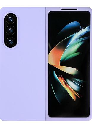 Чохол folding silicone для samsung f936 galaxy fold 4 elegant purple