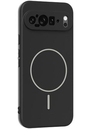 Чехол silicone cover lakshmi full camera (aa) with magfit для google pixel 9 pro xl черный / black