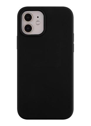 Чохол soft silicone case full size для iphone 11 силіконова панель-накладка для телефону iphone 11 black